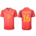 Günstige Spanien Rodri Hernandez #16 Heim Fussballtrikot WM 2022 Kurzarm